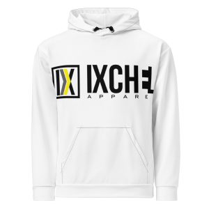 Ixchel Yellow Pulse White Unisex Hoodie