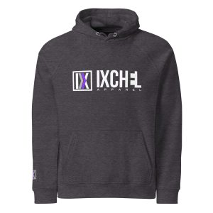 Ixchel Purple Pluse Unisex Eco Hoodie