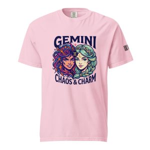 Gemini "Chaos & Charm" t-shirt